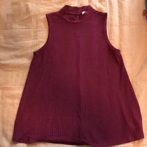 Turtle neck tank top
